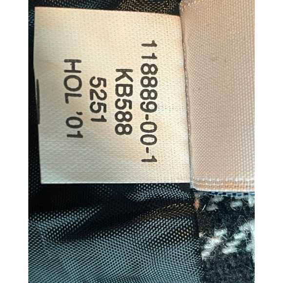 3-FOR-$30 Y2K Old Navy Sz 10 Plaid Mini Skirt 15"L Wool Blend Schoolgirl Preppy - Picture 7 of 8